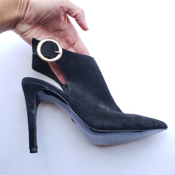 Steve Madden "Pointer" black suede heeled bootie - Picture 11 of 11